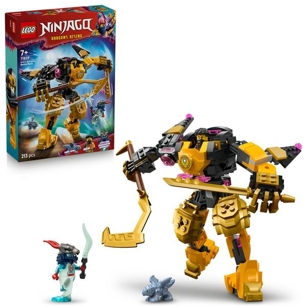 Конструктор LEGO NINJAGO Бойовий робот Арін Спін-джитсу, 213 деталей (71839) - Pampik - 3