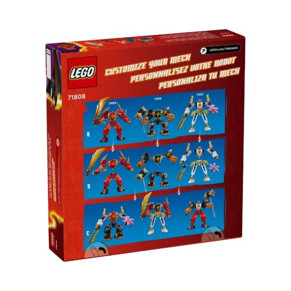 Конструктор LEGO NINJAGO Робот вогняної стихії Кая 322 деталі (71808) - Pampik - 8