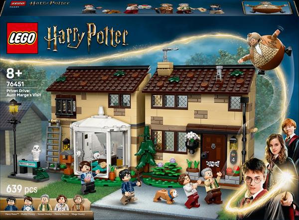 Конструктор LEGO Harry Potter Привіт-драйв візит тітки Мардж, 639 деталей (76451) - Pampik