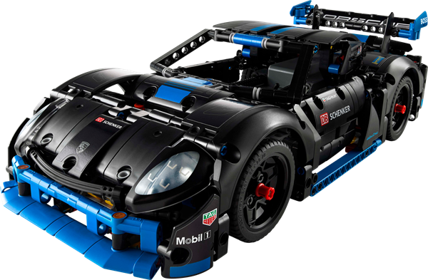 Конструктор LEGO Technic Автомобіль для перегонів Porsche GT4 e-Performance 834 деталі (42176) - Pampik - 4