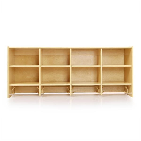 Настінна полиця University 4-секційна з вішалками (U12111) - Pampik - 3