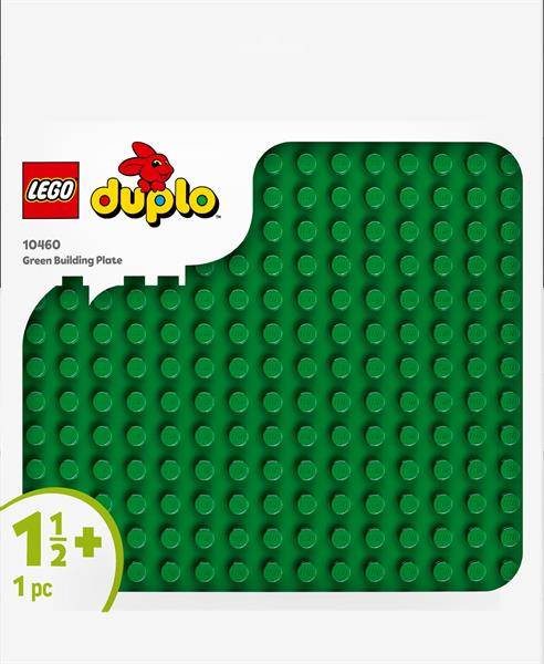 Конструктор LEGO DUPLO Зелена будівельна пластина 1 деталь (10460) - Pampik - 2