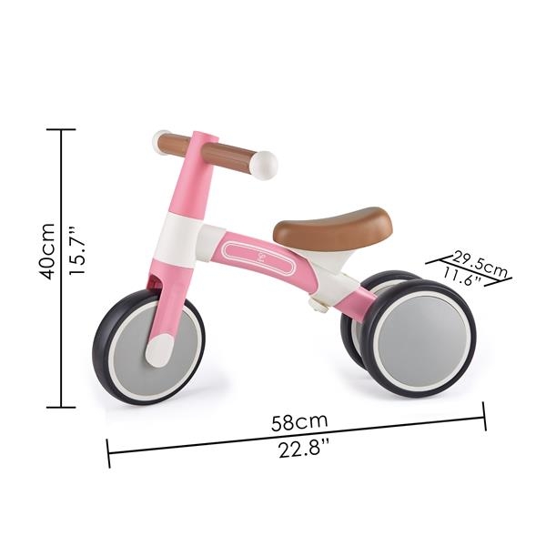 Біговел Hape Перша поїздка триколісний 7" рожевий (E0105) - Pampik - 5