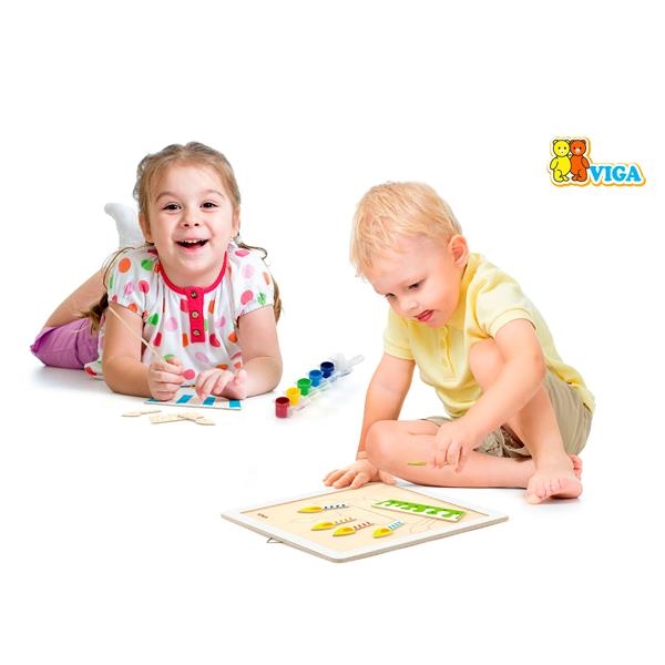 Набір для творчості Viga Toys Картина власноручно Торт (50684) - Pampik - 5