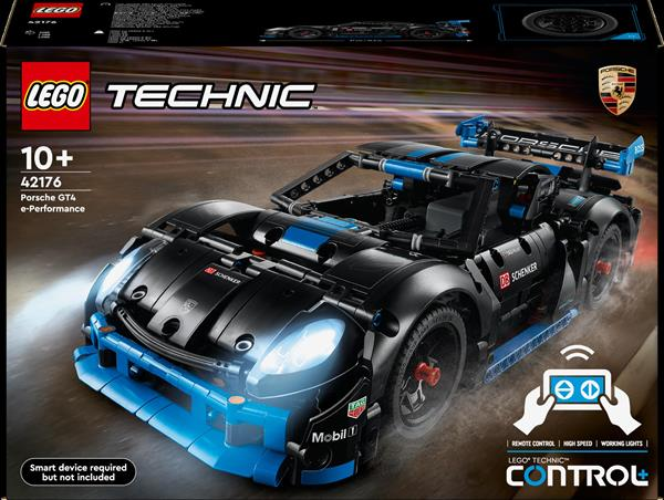 Конструктор LEGO Technic Автомобіль для перегонів Porsche GT4 e-Performance 834 деталі (42176) - Pampik - 2