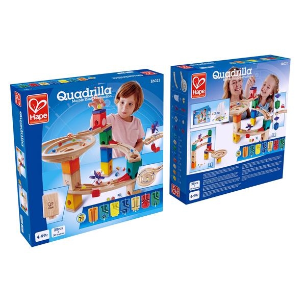 Конструктор-лабиринт Hape Quadrilla Гонка для финиша 58 эл. (E6021) - Pampik - 6