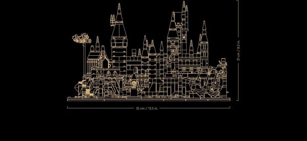 Конструктор LEGO Harry Potter Замок і територія Гоґвортсу 2660 деталей (76419) - Pampik - 10