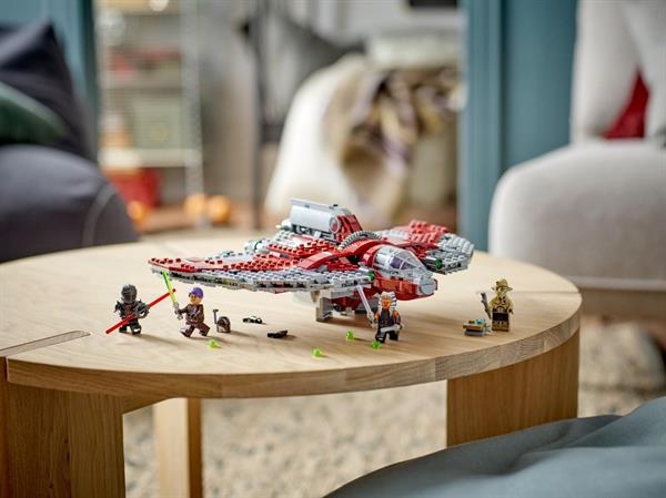 Конструктор LEGO Star Wars Шатл джедаїв T-6 Асоки Тано 601 деталь (75362) - Pampik