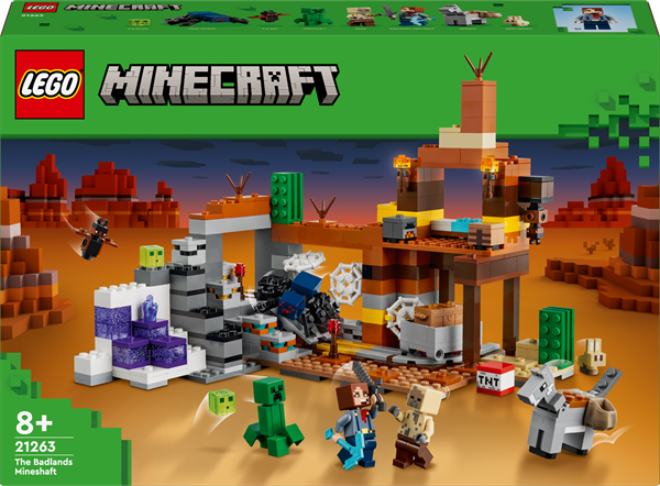 Конструктор LEGO Minecraft Покинута шахта у безплідних землях 538 деталей (21263) - Pampik - 2