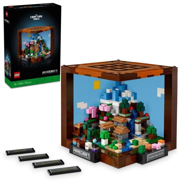 Конструктор LEGO Minecraft Верстак 1195 деталей (21265) - Pampik