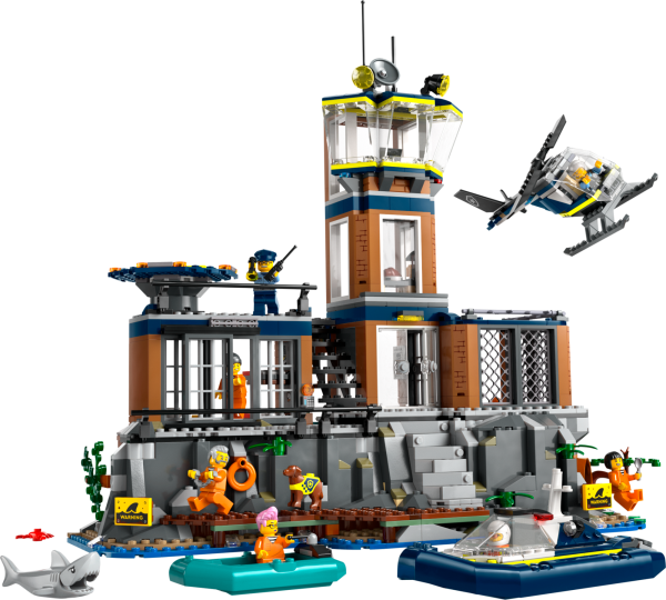 Конструктор LEGO City Поліцейський острів-в'язниця 980 деталей (60419) - Pampik - 2