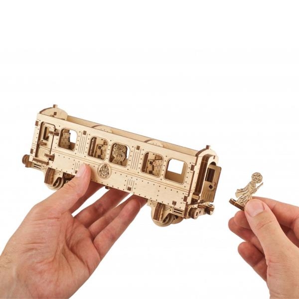Деревянный механический 3D конструктор Ugears Хогвартс экспресс (70176) - Pampik - 2