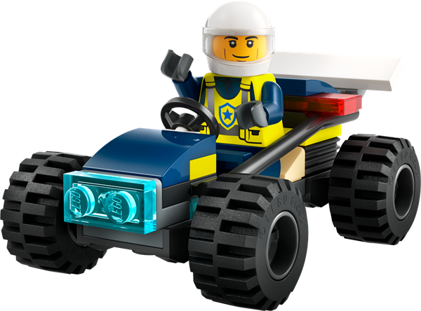 Конструктор LEGO City Поліцейський баггі для бездоріжжя, 35 деталей (30664) - Pampik - 2