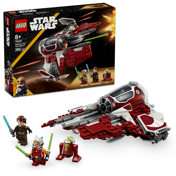 Конструктор LEGO Star Wars Джедайський перехоплювач Асоки 290 деталей (75401) - Pampik - 2