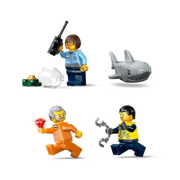 Конструктор LEGO City Переслідування на поліцейському катері, 264 деталі (60456) - Pampik - 8