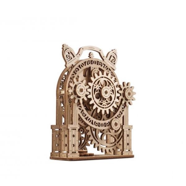 Деревянный механический 3D конструктор Ugears Винтажный будильник (70163) - Pampik - 6