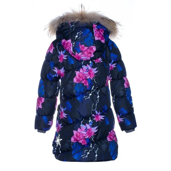 Куртка зимняя Huppa Rosa 1, р.116, темно-синий с принтом (17910130-91886-116) - Pampik - 2