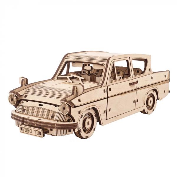 Деревянный механический 3D конструктор Ugears Летающий Форд Англия (70173) - Pampik