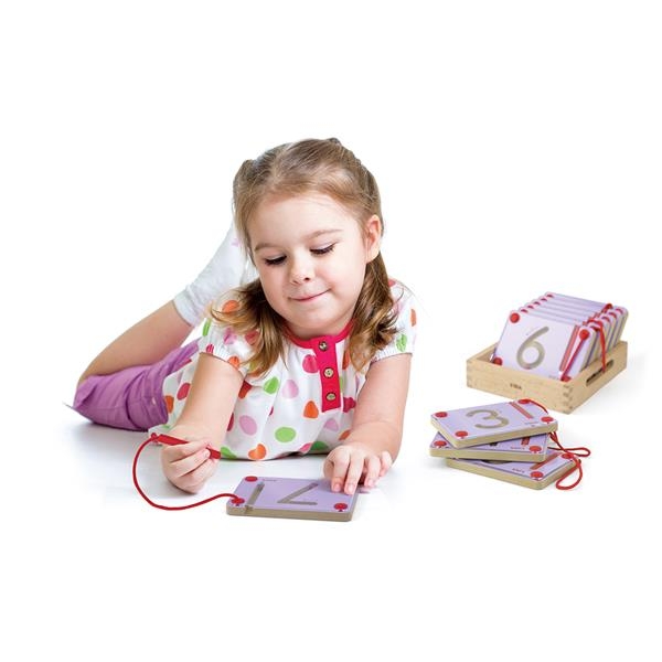 Набор для обучения Viga Toys Учимся писать цифры (50339) - Pampik - 4