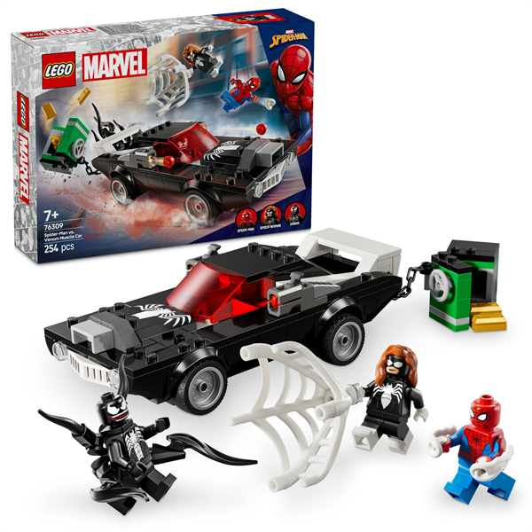 Конструктор LEGO Super Heroes Людина-павук проти маслкара Венома 254 деталі (76309) - Pampik - 2