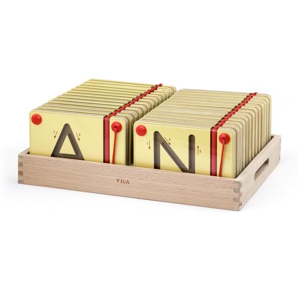 Набір для навчання Viga Toys Вчимося писати англійські великі літери (50337) - Pampik