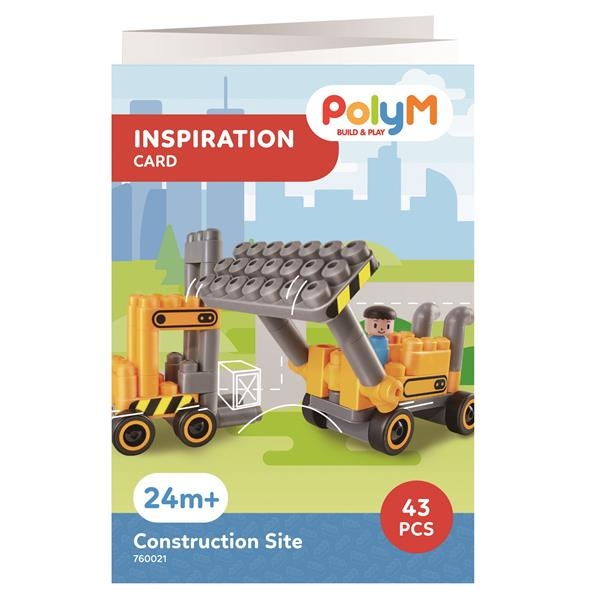 Конструктор PolyM Строительная техника, 43 деталь (760021) - Pampik - 7