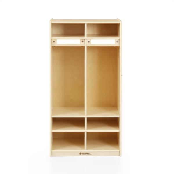 Дитяча шафа University 2-секційна відкрита (U12102) - Pampik - 2