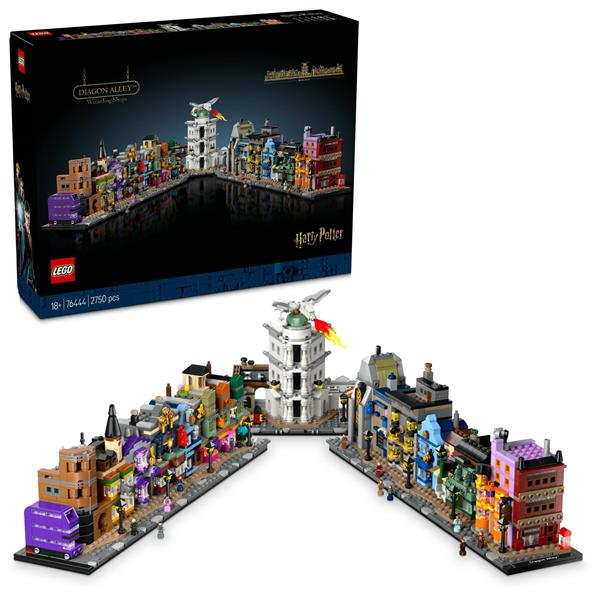 Конструктор LEGO Harry Potter Аллея Диагон Колдовские магазины, 2750 деталей (76444) - Pampik - 2
