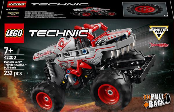 Конструктор LEGO Technic Monster Jam ThunderROARus з інерційним двигуном, 232 деталі (42200) - Pampik