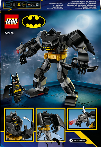 Конструктор LEGO DC Batman Робоброня Бетмена 140 деталей (76270) - Pampik - 3