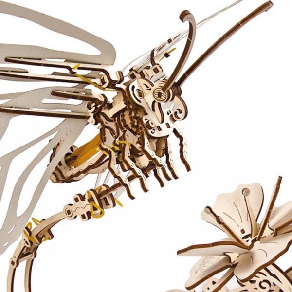 Деревянный механический 3D конструктор Ugears Бабочка (70081) - Pampik - 3
