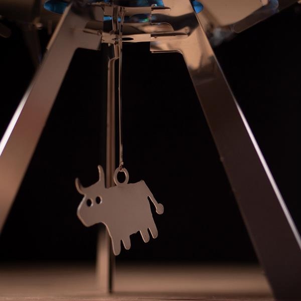 Колекційна модель-конструктор Metal Time Stellar Raiders НЛО з інопланетянами, механічна (MT051) - Pampik - 5