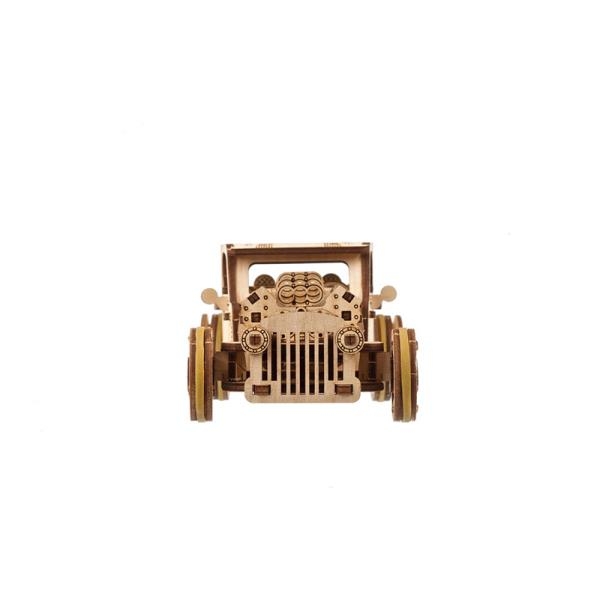 Деревянный механический 3D конструктор Ugears Хот Род Лютая мышь (70192) - Pampik - 4