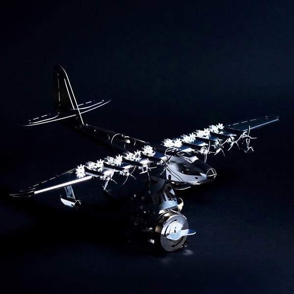 Колекцiйна модель-конструктор Metal Time Celestial Hercules Spruce Goose H-4 Aircraft Літак механічний (MT100) - Pampik - 5