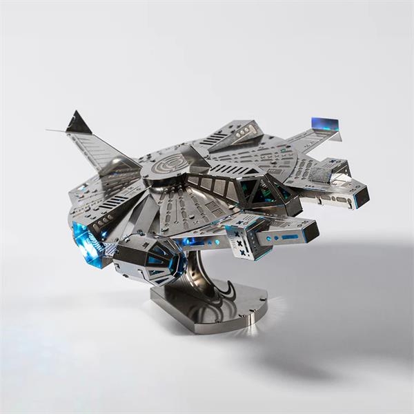 Колекцiйна модель-конструктор Metal Time Nebula Scout Spaceship Зореліт, 74 деталі (MT098) - Pampik - 2