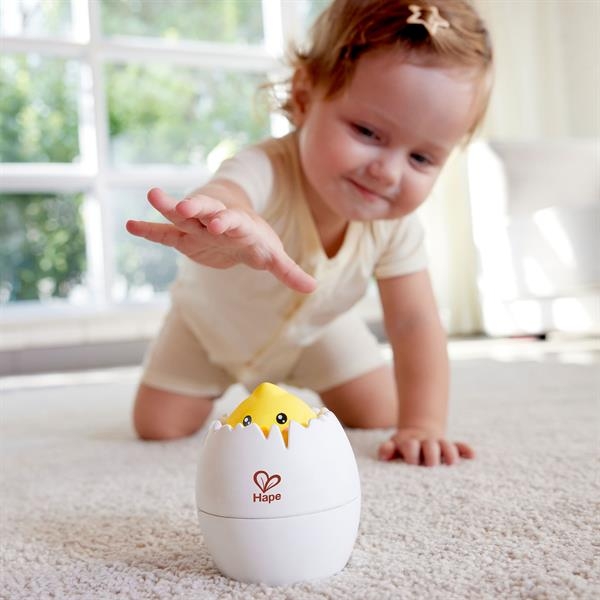 Развивающая игрушка Hape Цыпленок в яйце (E0073) - Pampik - 5