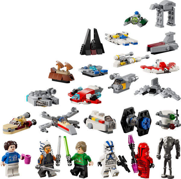 Різдвяний адвент-календар 2024 LEGO Star Wars 368 деталей (75395) - Pampik - 10