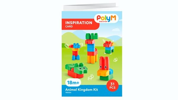 Конструктор PolyM Царство зверят, 31 деталей (760004) - Pampik - 10