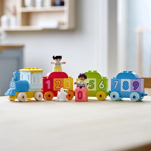 Конструктор LEGO DUPLO Creative Play Поїзд із цифрами Вчимося рахувати 23 деталі (10954) - Pampik - 5