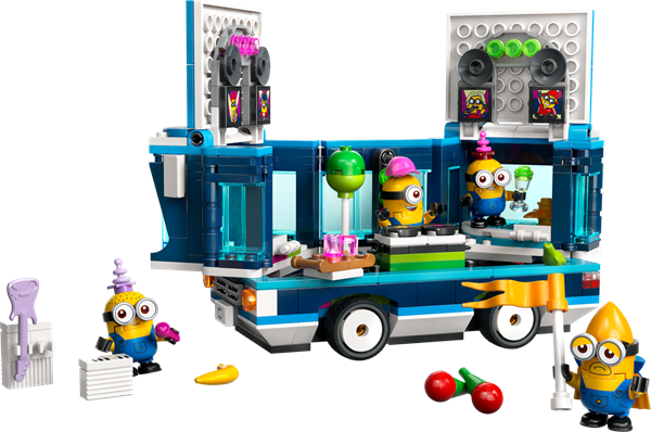 Конструктор LEGO Despicable Me Музичний автобус для вечірок Посіпак 379 деталей (75581) - Pampik - 4