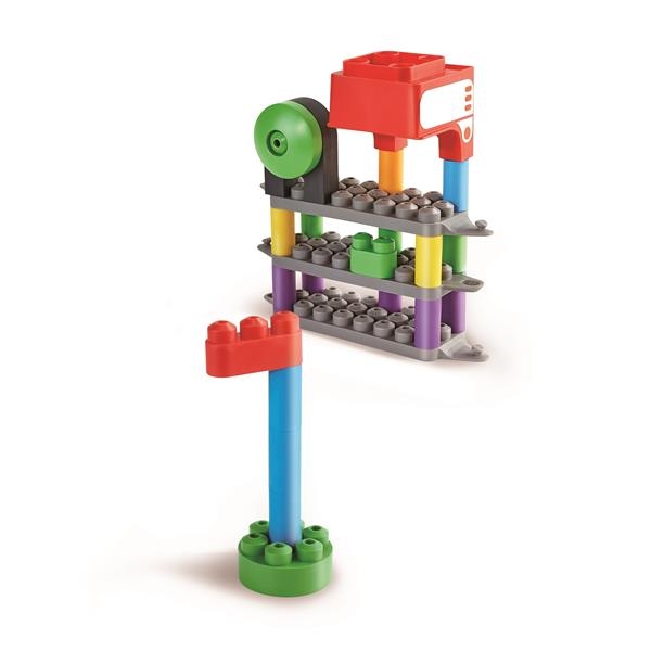 Конструктор PolyM Веселковий поїзд з цифрами, 63 деталі (760022) - Pampik - 6