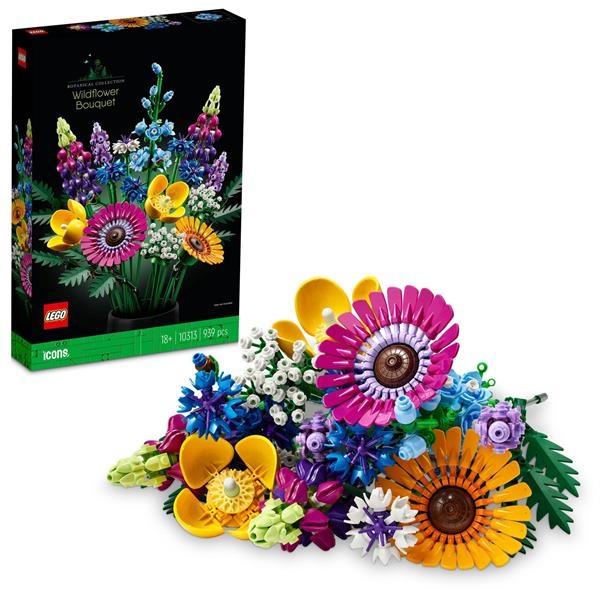 Конструктор LEGO Botanicals Букет польових квітів 939 деталей (10313) - Pampik - 2