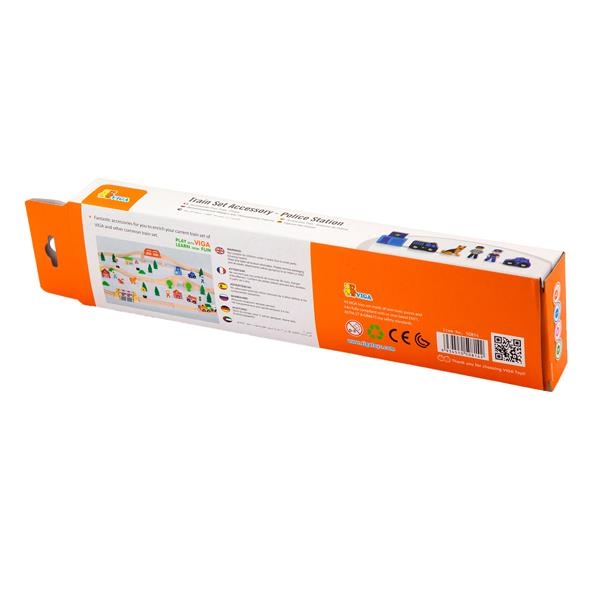Набор для железной дороги Viga Toys Полицейский участок (50814) - Pampik - 3