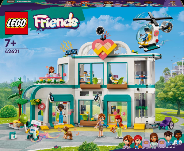 Конструктор LEGO Friends Лікарня в Хартлейк-Сіті 1045 деталей (42621) - Pampik