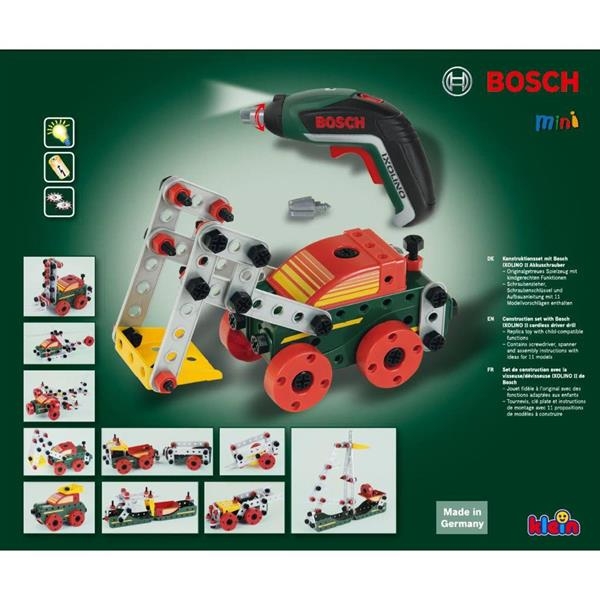 Конструктор Klein Bosch Mini Ixolino II на 110 предметів з шуруповертом (8497) - Pampik - 2
