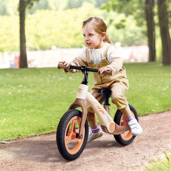 Біговел Hape двоколісний 12" бежевий (E1210) - Pampik