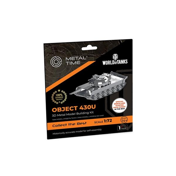 Коллекционная модель-конструктор Metal Time World of Tanks танк Object 430 (MT065) - Pampik - 8