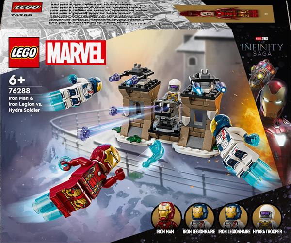 Конструктор LEGO Super Heroes Залізна людина і Залізний легіон проти солдата Гідри 135 деталей (76288) - Pampik - 2