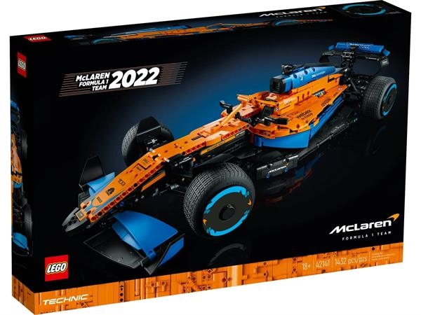 Конструктор LEGO Techniс Гоночний автомобіль McLaren Formula 1, 1434 деталі (42141) - Pampik