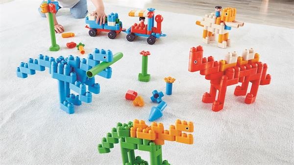 Конструктор PolyM Рай для динозаврів 200 деталей (760009) - Pampik - 12